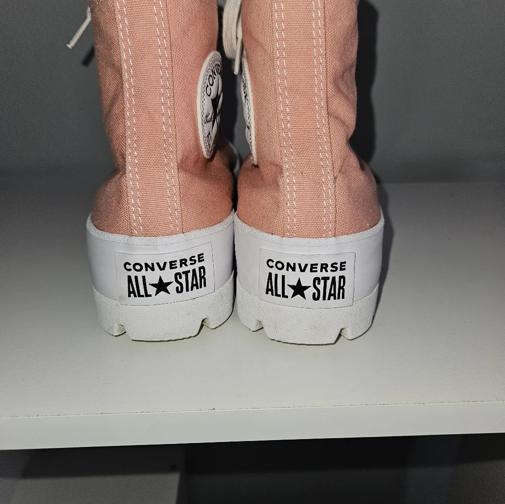 Converse Pink Chuck Taylor All Star Lugged Platform Sneaker - Size 6.5 - Picture 6 of 9